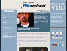 Tablet Screenshot of myrtlebeachwinnelson.com